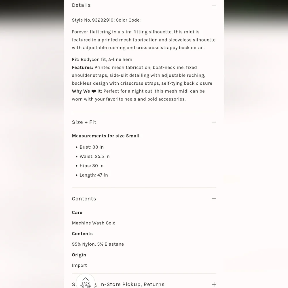 EUC Free People Take Me Away Midi Dress in Night Combo - Picture 15 of 15